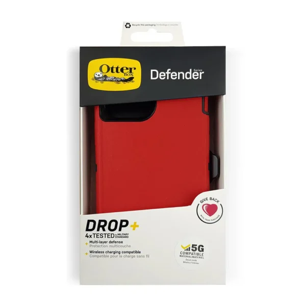 Otterbox defender 12 pro max Case Red. - Image 3